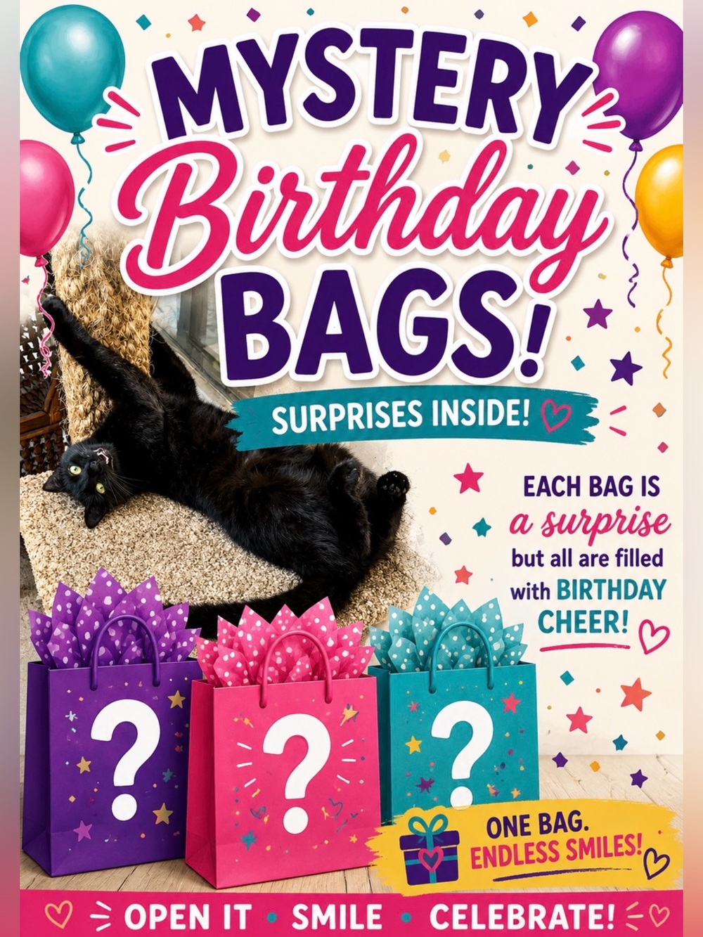 Mystery Birthday Bags! Surprise